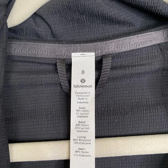 LULULEMON New Rituals Jacket Graphite Grey Size 8 Athleisure Casual Drapey - Picture 7 of 11